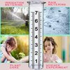 BIUWING 7" Capacity Glass rain Gauge Replacement Tube for Outdoors Yard Garden with Lip, Best Rated, Easy to Read (1 pcs)