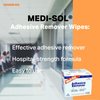 De-Solv-it! 30037 Orange Sol 50 Count Medi-Sol Adhesive Remover Wipes