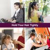 VUKOKU Hair Ties, 180 PCS Hair Elastics, Ponytail Holders, 3MM Elastic Hair Ties for Thick Hair, Premium Black Hair Ties for Women, Hair Tie, Hair Ties Bulk