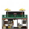 General Jim's Build Your Urban Oasis Gulp & Go' Modular Convenience Store & Gas Station Building Blocks Set – 320-Piece Creator Street Kit – Perfect for Imaginative Play & Cityscapes!