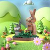 MEIEST Mini Animals Building Blocks Set,Land Animal Themed Collection Construction Building Bricks Toy,Cute Home Decors,6+(Rabbit)