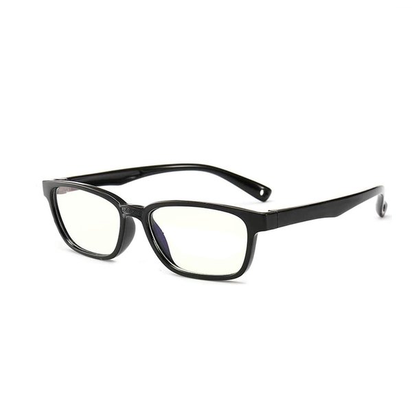 FOURCHEN Anti Blue Light Glasses for Kids Computer Glasses,UV Protection Anti Glare Eyeglasses Computer Glasses Video Gaming Glasses for Children (Black)