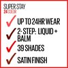 Maybelline SuperStay 24, 2-Step Liquid Lipstick, Extreme Aubergine