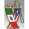 Puerto Rico and Mexico Mexirican Boricua Mejicano Caribbean South American Rearview Mirror Mini Banner Hanging Flags For The Car Unity Flagz™.