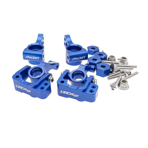 URCMax Aluminum Steering Blocks&Caster Blocks&Rear Hubs hex hubs Wheel adapters for 1/10 ECX 2WD Series RC Car Parts, URCECX1003NB