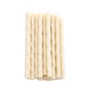 Dog Chew Treats Rawhide Twist Natural Premuim 5" Twisted Dental Choose Quantity (10 Pack, Natural)