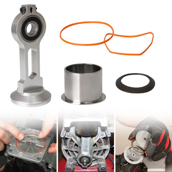 KK-4835 Compressor Piston Kit Connecting Rod Kit with Bearing Compatible with Craftsman Devildiss Dewalt Porter Cable Oil Free Air Compressor Pump replacement for KK-4835 KK5081 A02743