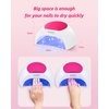 SUNUV UV LED Nail Lamp, 48W, Gel UV Nail Lamp, Gel Nail Light, Nail Dryer for Nails with 4 Timer Setting Sensor for Home Salon