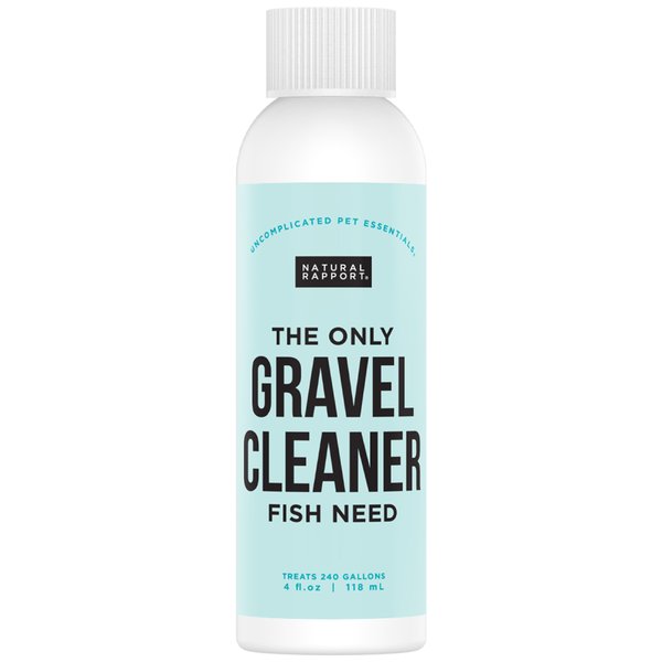 Aquarium Gravel Cleaner - Naturally Maintain a Healthier Tank, Reducing Fish Waste and Toxins (4 fl oz)
