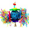 Bonka Bird Toys 1839 Foraging Star 7" High by 8" Wide, Medium Parrot Chew Shred Forage Cage Toy, Conure, Pionus, Quaker, and Similar Birds