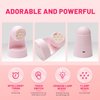 Mini UV Light for Nails, Small UV Light for Nails, USB Nail Dryer for Fast Curing,16W Portable Mini Nail U V Lamp for Gel Nail(Pink)