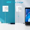 45W USB-C Charger, PowerLot Super Fast Charger& 6FT Cable, S22 Ultra Charger 45W S21 Ultra Charger, GaN USB C Charger with PD 3.0 PPS/AFC, for Galaxy S22,S21, Z Flip 5, Fold 5, iPhone 16,iPad,MacBook