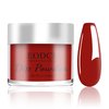28g Dip Powder - Dark Red Color Nail Dipping Powder French Powder Pro Collection System Nail Art Starter Manicure Salon Home DIY for Girls Women Long-Lasting