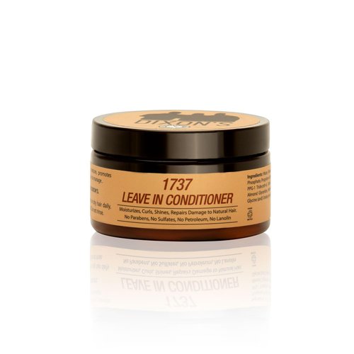 Dixon's 1737 Leave-In Conditioner, Daily Hair Moisturizer, Leave-In Conditioner for Curly Hair, Treatment for Thick Curly Hair, Damage Repair and Frizz Prevent, (4 Fl oz)