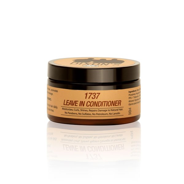 Dixon's 1737 Leave-In Conditioner, Daily Hair Moisturizer, Leave-In Conditioner for Curly Hair, Treatment for Thick Curly Hair, Damage Repair and Frizz Prevent, (4 Fl oz)