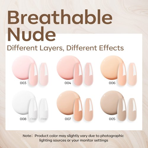 modelones Builder Nail Gel 6 Colors, 8-in-One Gel Builder Set for Nail Thickening, LED Nail Lamp Cured Hard Gel Builder Nail Strengthener Extension Gel Nail Polish Nail Glue Gel in a Bottle