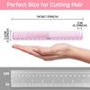 xnicx Hair Cutting Comb,Carbon Fine Cutting Comb Teasing Comb for women and men,Professional Barber Cutting Combs for Hair Styling,Thin Heat Resistant Salon Cutting Comb Pink