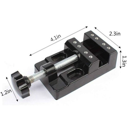 BUYSK Mini Bench Vice Clamp Mini Flat Clamp Opening Parallel Table Vise for Watch Repairing Sculpture Craft Jewelry DIY Carving Tool