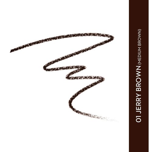 SUGAR Cosmetics Arch Arrival Brow Definer | Brow Pencil with Spoolie | Lasts Upto 12hrs | Pigmented Eyebrow Pencil | Long Lasting & Natural Finish | 3.5g - 01 Jerry Brown (Medium Brown)