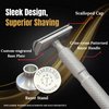TIMELESS RAZOR Aluminum Double Edge Safety Razor - Luxury Men's Safety Shaving Razor - Travel Razor w/Razor Stand & Custom Design Razor Handle - Compatible w/Double Edge Razor Blades - Made in USA