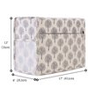 Yarwo Sewing Machine Cover, Protective Dust Cover with Pockets for Most Standard Sewing Machines and Accessories, Tree