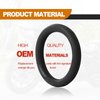 Oil Drain Plug 50Pcs O-Ring Seals, Nitrile Rubber O Ring Gasket Ring, Motorcycle Drain Plug O-Rings, Compatible with Harley Models Transmission and Primary Drain Plugs (Black)