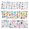 Cartoon Animals Tattoos for Kids,30 Sheets Mixed Styles Temporary Tattoos Stickers Set Dinosaur,Mermaid,Marine Life Tattoos for Birthday Parties,Group Activities,Toy Goody Bag Stuffers (Animal)
