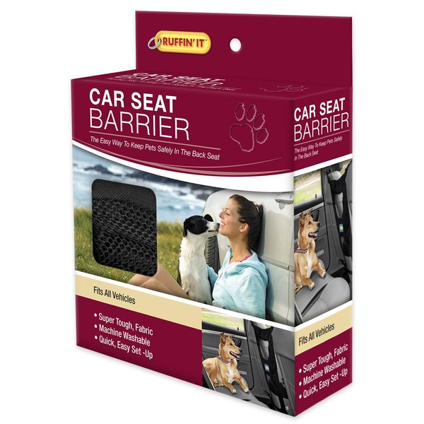 RUFFIN' IT Car Front Seat Barrier for Pets