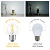 AIELIT LED 2W (25 Watt Equivalent) Light Bulbs, Bright White 5000K, Dimmable Energy Saving Globe Bulb, E26 Medium Screw Base LED Edison Bulb for Indoor Decoration, Table/Desk Lamp, Clear Glass, 4 Pcs