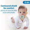 Dr. Brown’s HappyPaci 100% Silicone Pacifier 0-6m, BPA Free, Cool Gray, Green, Ecru,3 Count