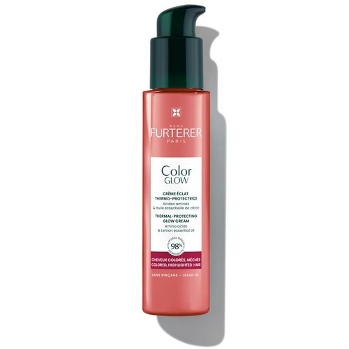 Rene Furterer Color Glow Thermal-Protecting Glow Cream - Amino Acids & Lemon Essential Oil 3.3 fl oz.