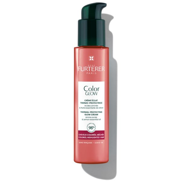 Rene Furterer Color Glow Thermal-Protecting Glow Cream - Amino Acids & Lemon Essential Oil 3.3 fl oz.