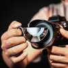 JINGLIANG 80mm Handheld Subtle Kaleidoscope Filter, Special Effects Filter, Optical Glass Prism, Photographic Video SLR Camera Accessories