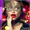 Cindeer 6 Pcs Masquerade Mask for Women, Venetian Lace Eye Mask Gold and Black Lace Mask for Prom Ball Costume Party Supplies (Classic Style)