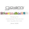 GIOVANNI 2chic Frizz Be Gone Shampoo - Anti Frizz Natural Hair Smoothing Formula with Shea Butter & Sweet Almond Oil, Macadamia, Coconut, Sulfate & Paraben Free, Color Safe - 8.5 oz