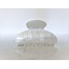 Generic Pearly shimmering marbled platinum bright white hair claw clip