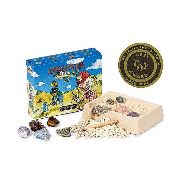 GeoCentral Rock and Crystal Excavation Dig Kit