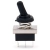 Baomain Car Toggle Switch SPDT ON-ON 3 Pin 2 Position 12V/25A with Waterproof Cover for Auto Car (1PCS)