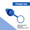 Yumfugu 1 PC Car Windshield Wiper Reservoir Cap, 2.0In Waterproof Durable Vehicle Windshield Washer Tank Cover Replacement Accessories Compatible with Ford 2012-2018#OEM CP9Z17A605A (Blue)