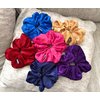 XL Jumbo Velvet Scrunchie For Hair, Scrunchy for Women Girls, Durable Elastic Band Ties to Hold Thick, Straight, Curly Hair - Breakage, Frizz Prevention (Princess Blue)