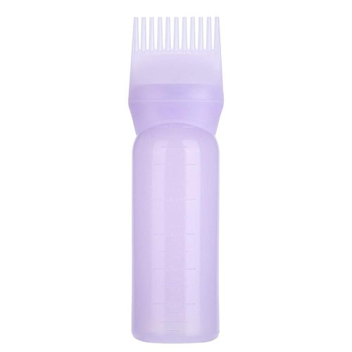 Root Comb Applicator Bottle, Hair Color Applicator Bottles Shampoo Hair Hair Dye Applicator Brush Hair Coloring Dyeing for Salon Beauty(Blue)