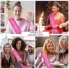CIEHER 67" L x 3.6" W Birthday Sash for Women Girls,Rose Pink Birthday Girl Sash, Birthday Sashes Birthday Queen Sash, Birthday Gifts Birthday Decorations