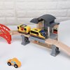 Battery Operated Trains Set for Wooden Train Track， Magnetic Train Set Compatible with Thomas, Brio, Chuggington, Electric Train for Kids Age 3 and Up