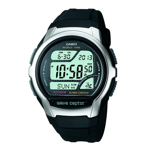 Casio Men's WV58A-1AVCR Waveceptor Atomic Digital Watch