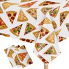 Lebeili 3Pcs Pizza Party Tablecloth, Pizza Party Birthday Table Cover for Pizza Theme Party Supplies Decorations