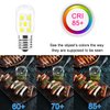 E17 LED Bulb Dimmable, 30W-40W Incandescent Equivalent, Daylight White 6000K, Fit for LG Frigidaire Kenmore Whirlpool GE Over The Range Microwave, 125V 3W 360LM E17 Base, Repalces 6912W1Z004B, 2 Pack