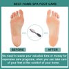CAREHOOD Foot File Callus Remover - Multi Purpose 4 in 1 Feet Pedicure Tools with Foot Scrubber, Pumice Stone, Foot Rasp and Sand Paper for Home Foot Care (Grey Pedicure Foot File)