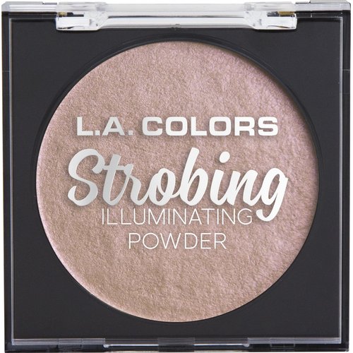 L.A. COLORS Strobing Illuminating Powder, Flashing Pink, 1 Ounce