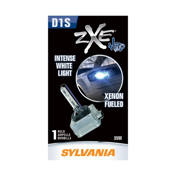 SYLVANIA - D1S SilverStar zXe HID (High Intensity Discharge) Headlight Bulb - High Performance Brighter and Whiter Light, Xenon Fueled, with a HID Attitude and Style (Contains 1 Bulb)