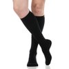 VIM & VIGR Moisture Wick Nylon 15-20 mmHg Compression Socks for Women & Men (Black, Small/Medium (1))